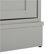 Safavieh Shafa Wood Bookcase with Drawer in Light Gray
