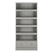 Safavieh Shafa Wood Bookcase with Drawer in Light Gray