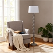 Safavieh Georgia Resin and Fabric Floor Lamp  in Gray