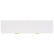 Safavieh Hilsa 3 Door 2 Shelf Wood Sideboard/Media in White / Gold