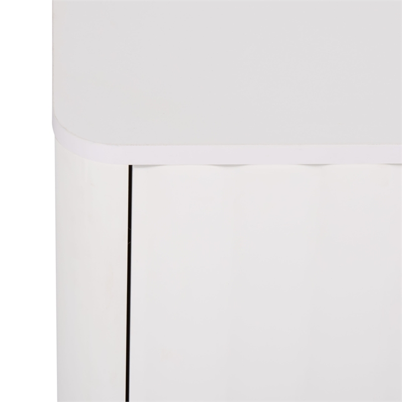 Safavieh Hilsa 2 Door Compact Wood Sideboard/Media in White / Gold