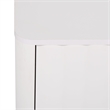 Safavieh Hilsa 2 Door Compact Wood Sideboard/Media in White / Gold