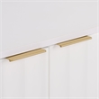 Safavieh Hilsa 2 Door Compact Wood Sideboard/Media in White / Gold
