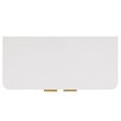 Safavieh Hilsa 2 Door Compact Wood Sideboard/Media in White / Gold