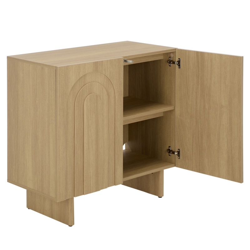 Safavieh Simi Compact Wood Sideboard/Media Stand in Natural
