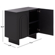 Safavieh Simi Compact Wood Sideboard/Media Stand in Black