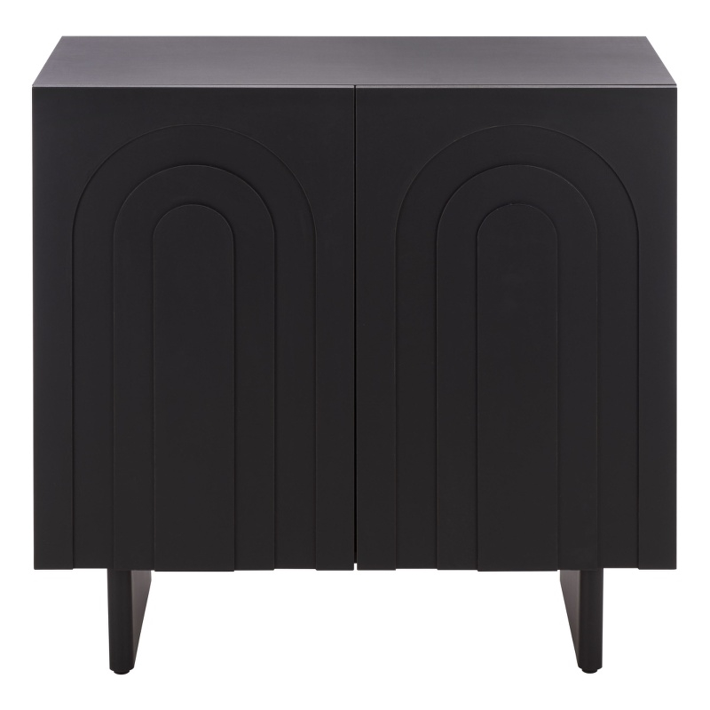 Safavieh Simi Compact Wood Sideboard/Media Stand in Black