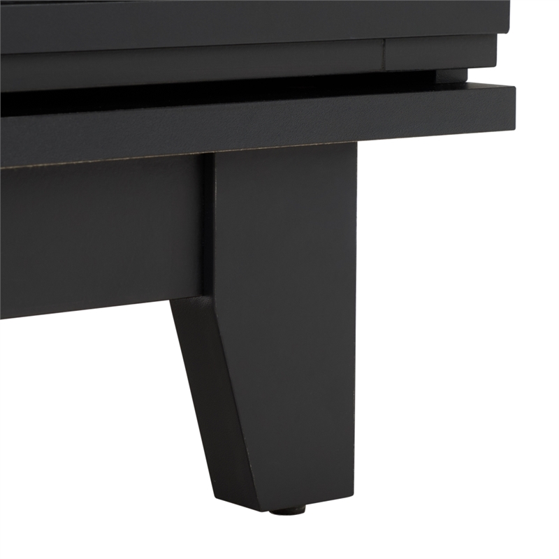 Safavieh Zulie Wood Sideboard/Media Stand in Black