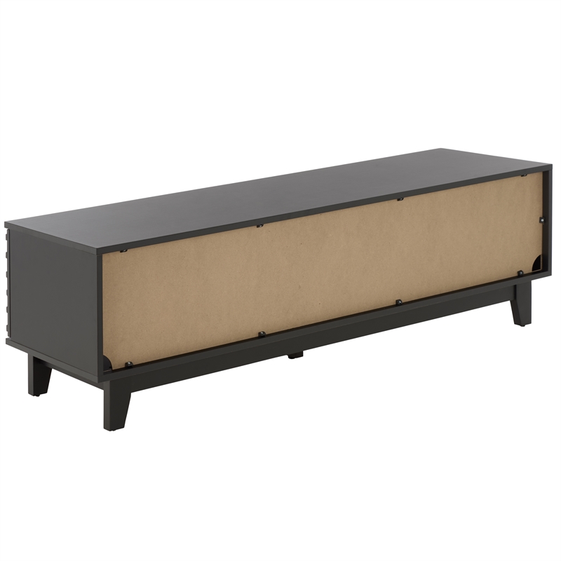 Safavieh Zulie Wood Sideboard/Media Stand in Black
