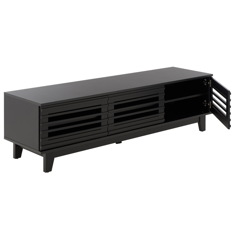 Safavieh Zulie Wood Sideboard/Media Stand in Black