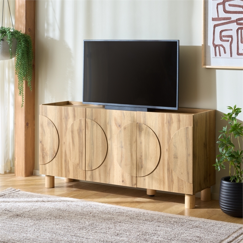 Safavieh Marrero Wood Sideboard/Media Stand in Oak