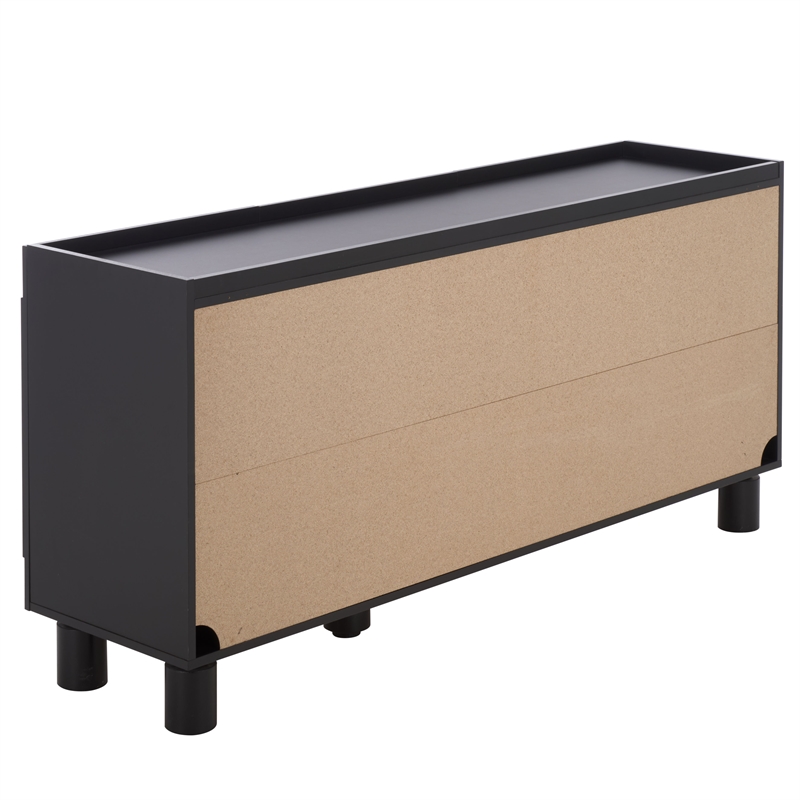 Safavieh Marrero Wood Sideboard/Media Stand in Black