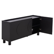 Safavieh Marrero Wood Sideboard/Media Stand in Black