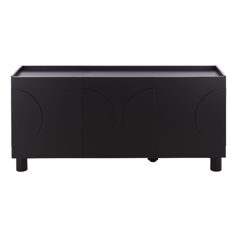 Safavieh Marrero Wood Sideboard/Media Stand in Black