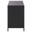 Safavieh Donahue Wood Sideboard/Media Stand in Black / Black