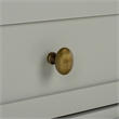 Safavieh Shafa Wood Sideboard/Media Stand in Light Gray / Brass