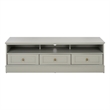 Safavieh Shafa Wood Sideboard/Media Stand in Light Gray / Brass