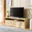 Safavieh Shafa Wood Sideboard/Media Stand in Natural / Brass