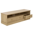 Safavieh Shafa Wood Sideboard/Media Stand in Natural / Brass