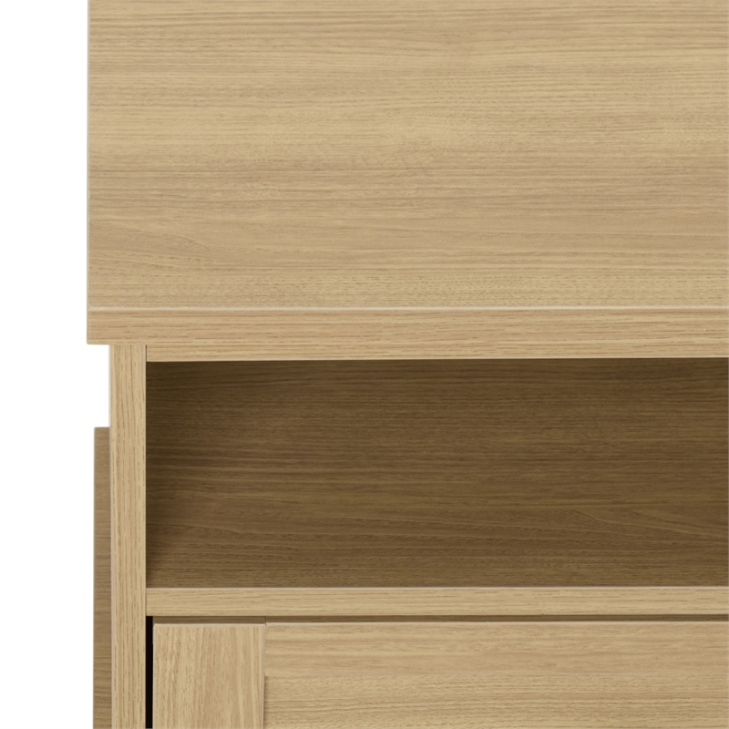 Safavieh Shafa Wood Sideboard/Media Stand in Natural / Brass