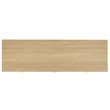 Safavieh Shafa Wood Sideboard/Media Stand in Natural / Brass