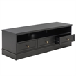 Safavieh Shafa Wood Sideboard/Media Stand in Black / Brass