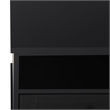 Safavieh Shafa Wood Sideboard/Media Stand in Black / Brass