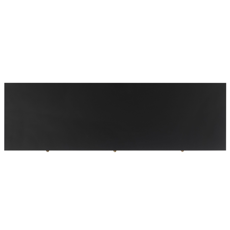 Safavieh Shafa Wood Sideboard/Media Stand in Black / Brass