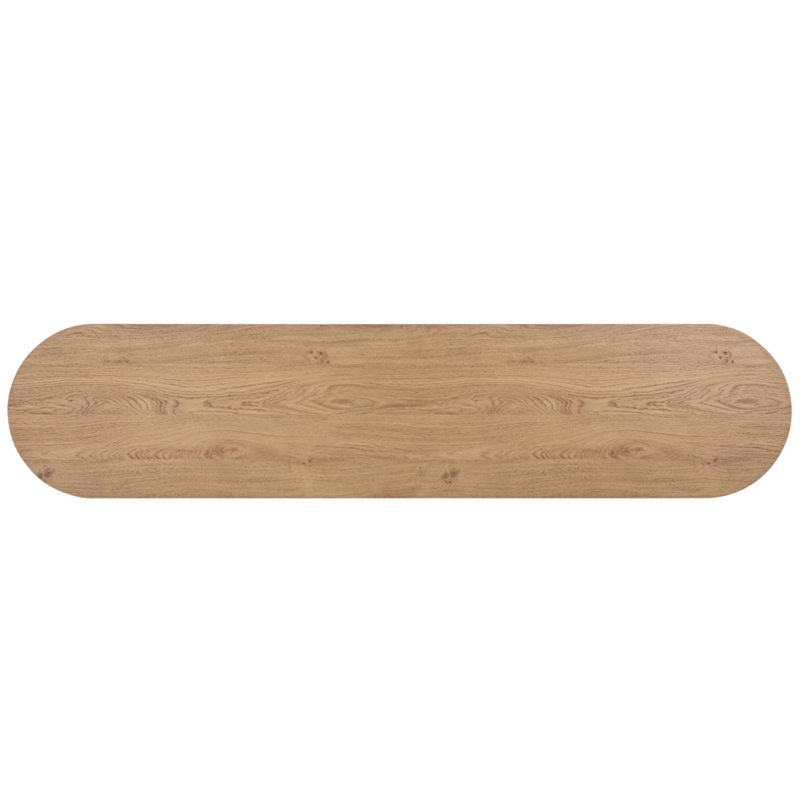 Safavieh Kiyoshi Wood and Metal Tv Stand in Oak / Black