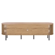 Safavieh Kiyoshi Wood and Metal Tv Stand in Oak / Black