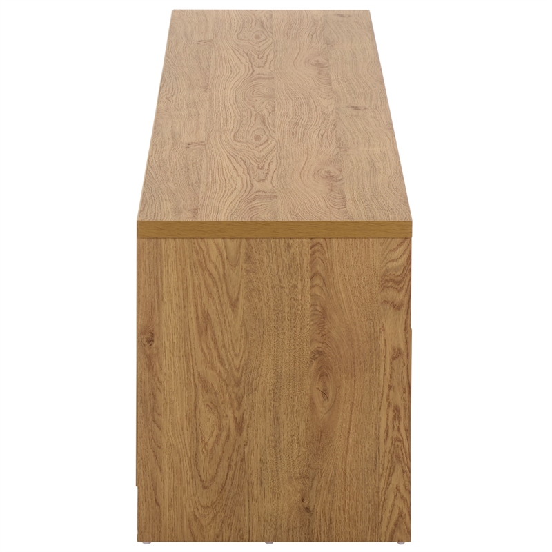 Safavieh Masa 3 Drawer Wood  Tv Stand in Oak