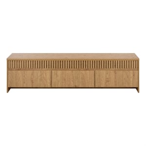 Safavieh Masa 3 Drawer Wood  Tv Stand in Oak