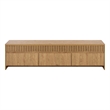 Safavieh Masa 3 Drawer Wood  Tv Stand in Oak