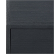 Safavieh Large Sadie 1 Drawer 1 Shelf Metal and Wood Nightstand in Navy