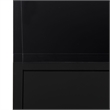 Safavieh Large Sadie 1 Drawer 1 Shelf Metal and Wood Nightstand  in Black