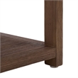 Safavieh Large Sadie 1 Drawer 1 Shelf Metal and Wood Nightstand  in Chocolate