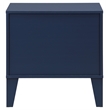 Safavieh Lovette 2 Drawer Wood Nightstand in Navy