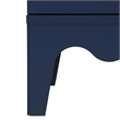 Safavieh Lovette 2 Drawer Wood Nightstand in Navy
