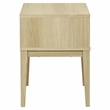 Safavieh Fidia 1 Drawer Wood Nightstand in Light Oak