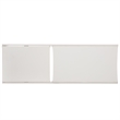 Safavieh Stanley Aluminum Chaise Lounge in White / White