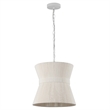 Safavieh Alora Rattan and Iron  Pendant in White