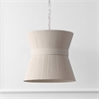 Safavieh Alora Rattan and Iron  Pendant in White