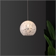 Safavieh Ines Pendant Glass and Iron in Nickel