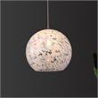 Safavieh Ines Pendant Glass and Iron in Nickel