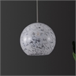 Safavieh Ines Pendant Glass and Iron in Nickel