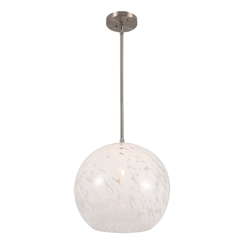 Safavieh Ines Pendant Glass and Iron in Nickel