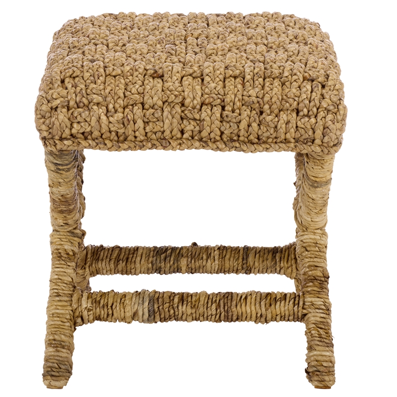 Safavieh Trishan Woven and Wood Stool  in Natural