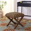 Safavieh Trishan Woven and Wood Stool  in Brown