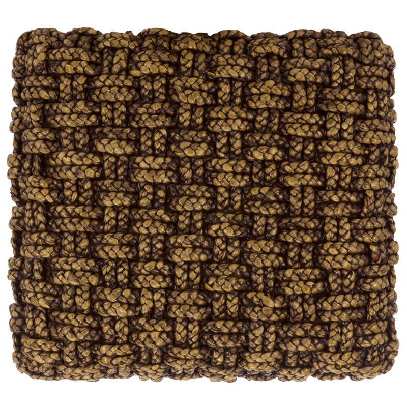 Safavieh Trishan Woven and Wood Stool  in Brown