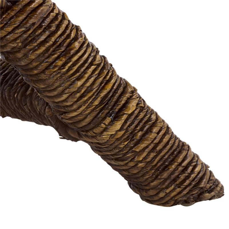 Safavieh Trishan Woven and Wood Stool  in Brown